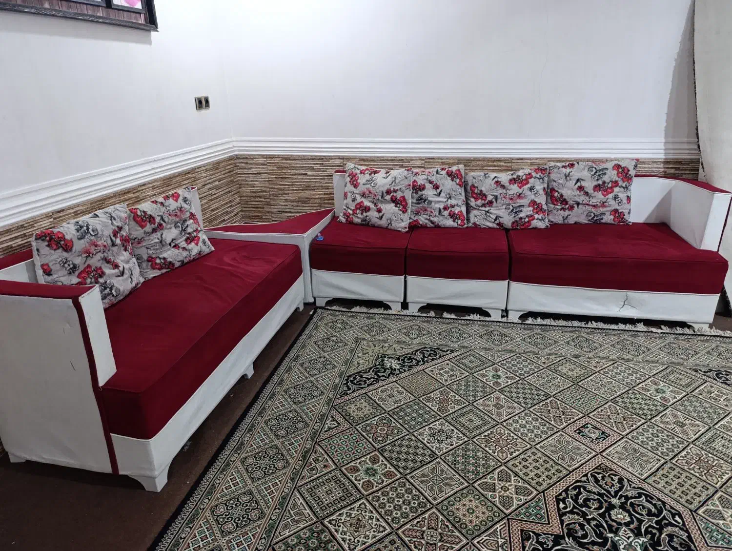 مبل ال ۷ نفره|مبلمان خانگی و میز عسلی|اهواز, فدک|دیوار