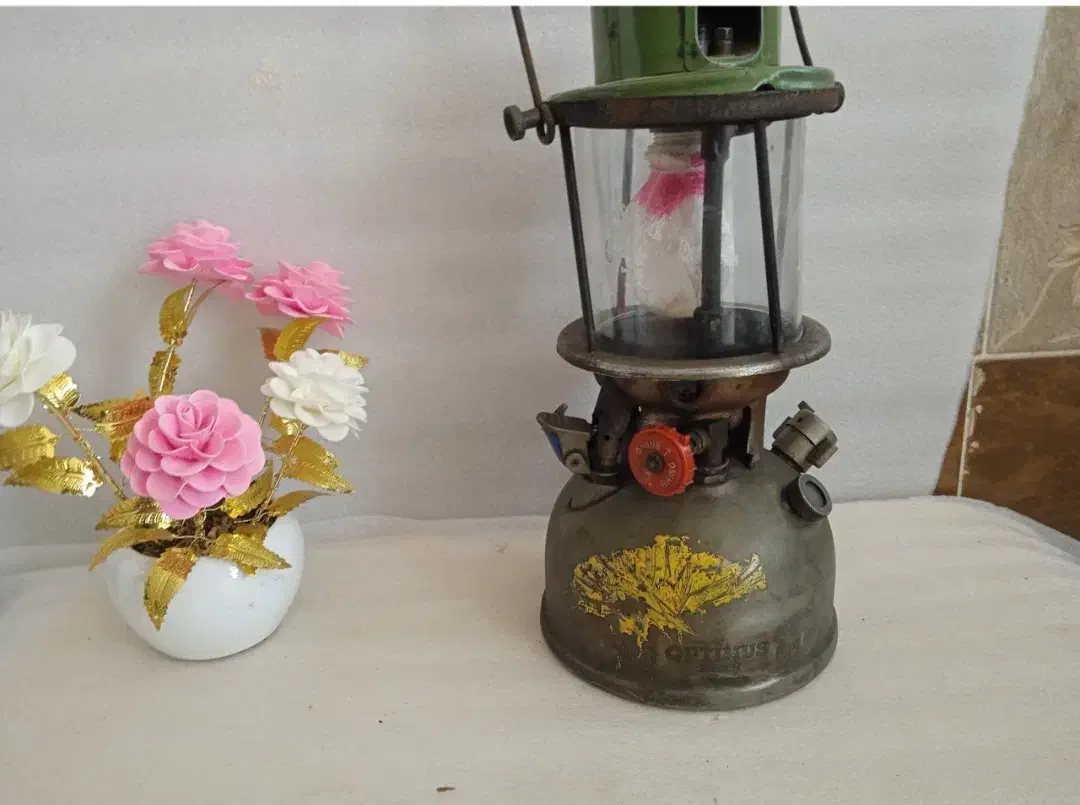 چراغ زنبوری برنجی مارک اپتیموس قدیمی|کلکسیون اشیاء عتیقه|خرمآباد, |دیوار