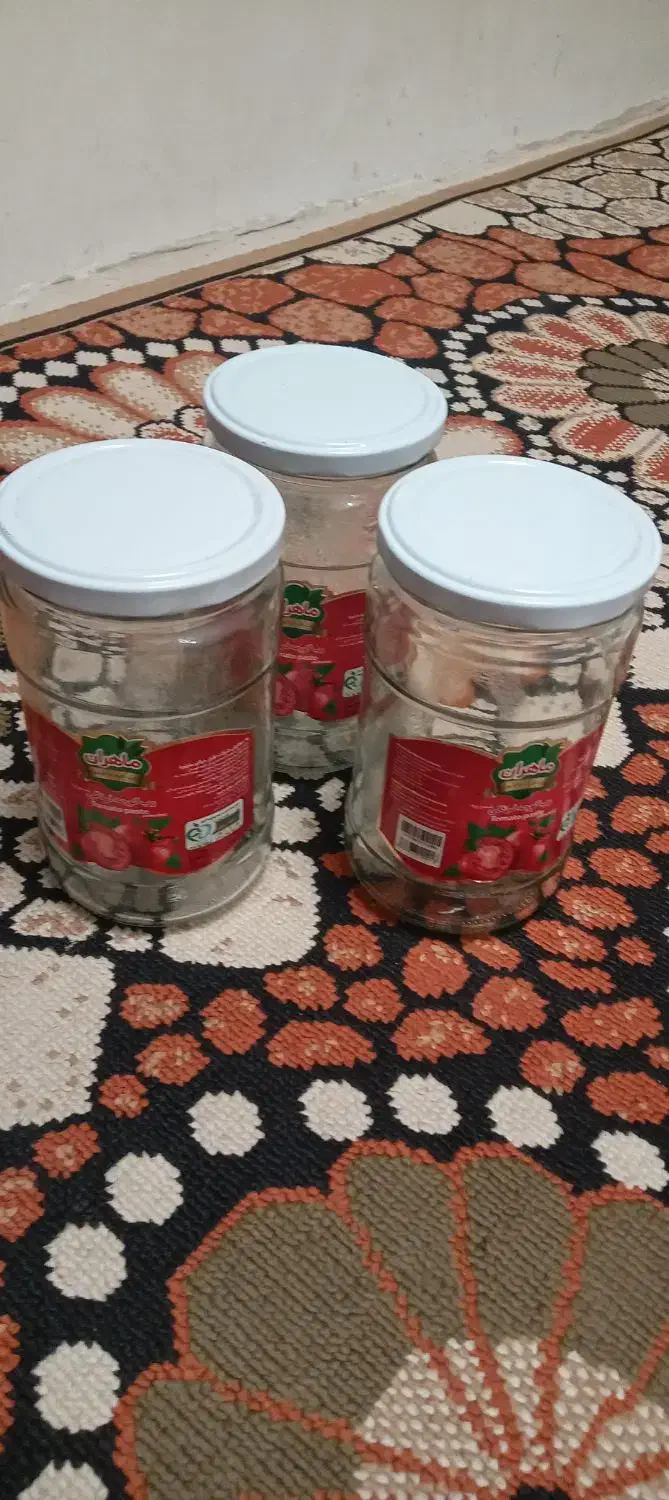 ۲۵عددشیشه رب وخیارشور|ظروف نگهدارنده، پلاستیکی، یکبارمصرف|مراغه, |دیوار