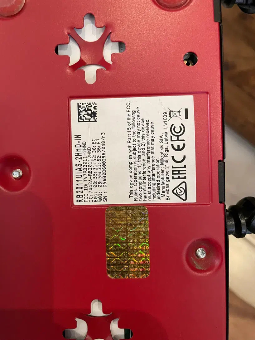 روتر میکروتیک Mikrotik RB2011UiAS-2HnD-IN|مودم و تجهیزات شبکه|تهران, نظامی گنجوی (توانیر)|دیوار