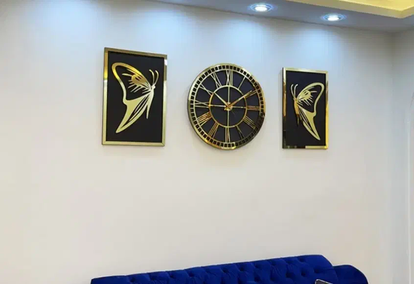 ساعت دیواری و ست تابلو|ساعت دیواری و تزئینی|کرمانشاه, |دیوار