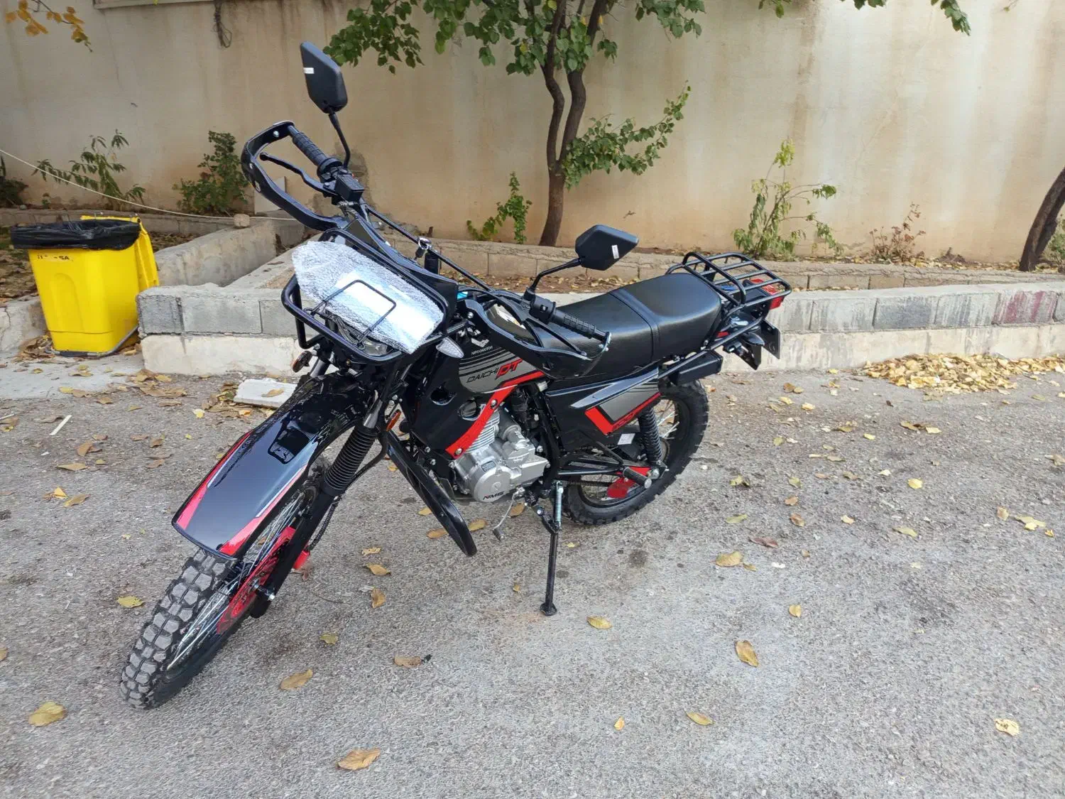 با سلام موتور سیکلت تریل  پرواز خشک معاوضه|موتورسیکلت|کازرون, |دیوار