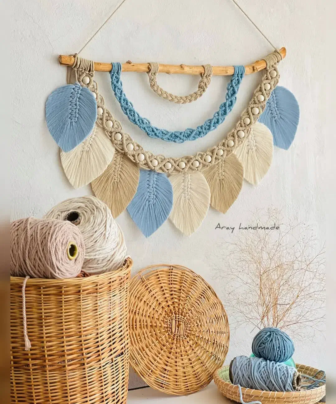 شلف مکرومه|کتابخانه، شلف، قفسه‌های دیواری|کرمانشاه, |دیوار