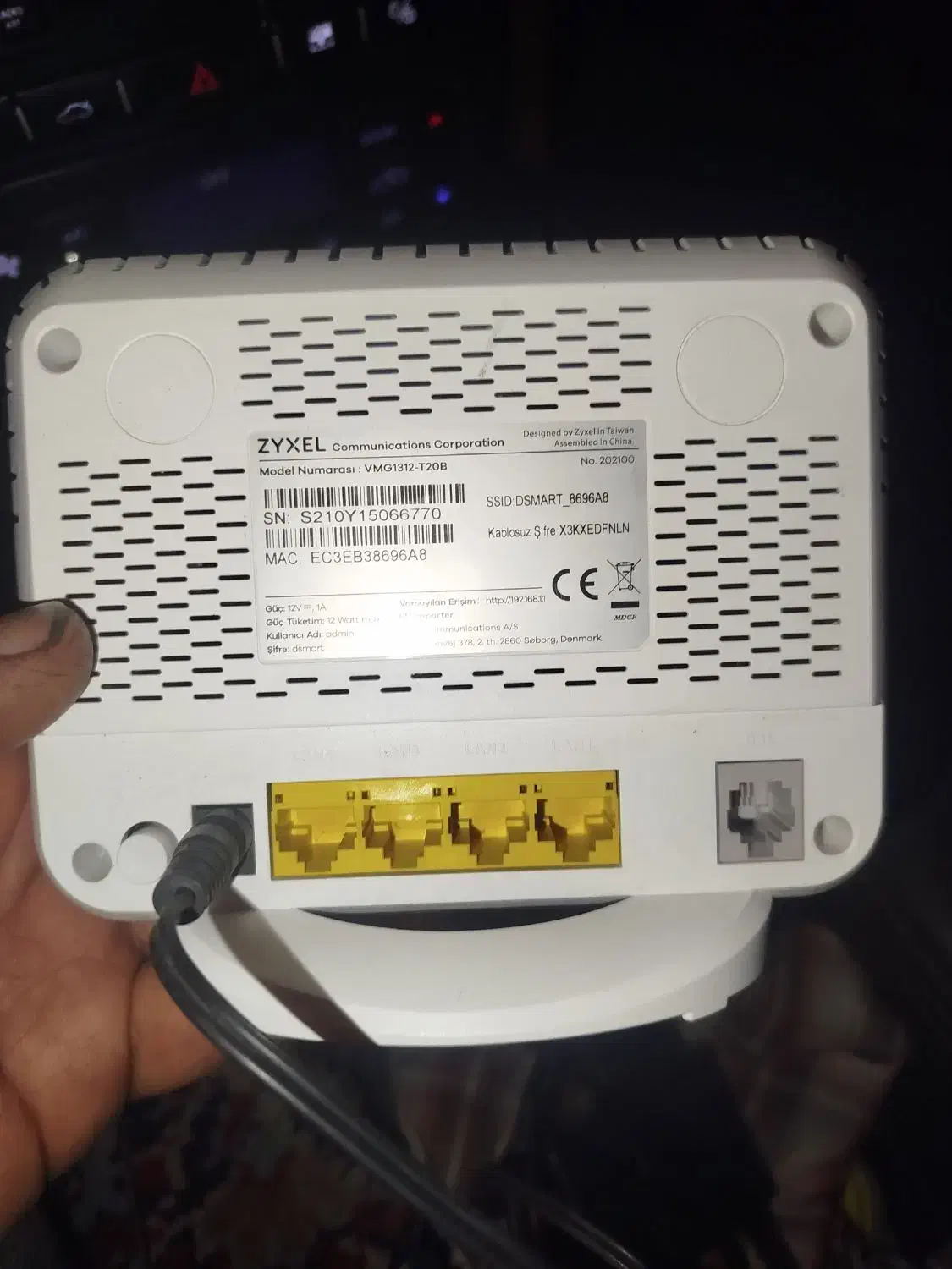 مودم زایکسل مدل دی اسمارت|مودم و تجهیزات شبکه|همدان, |دیوار