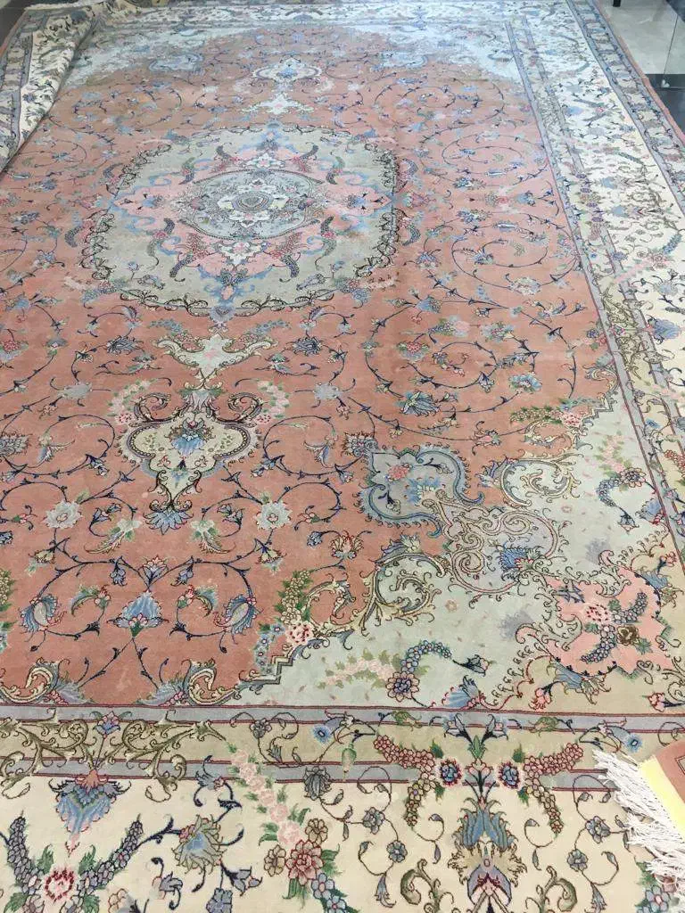 فرش 24 متری(6*4) دستباف تبریز خطیبی کارکرده سالم|فرش|کرج, فاز ۳ مهرشهر|دیوار