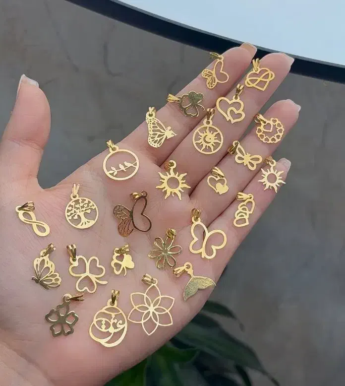 پلاک طلا از 3 و نیم میلیون خوشگل|جواهرات|کیش, |دیوار