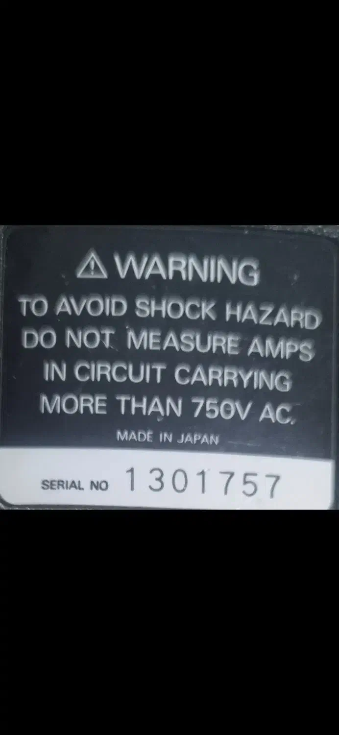 آمپر متر انبری ژاپن اصلی|ابزارآلات|سبزوار, قاضی زاد|دیوار