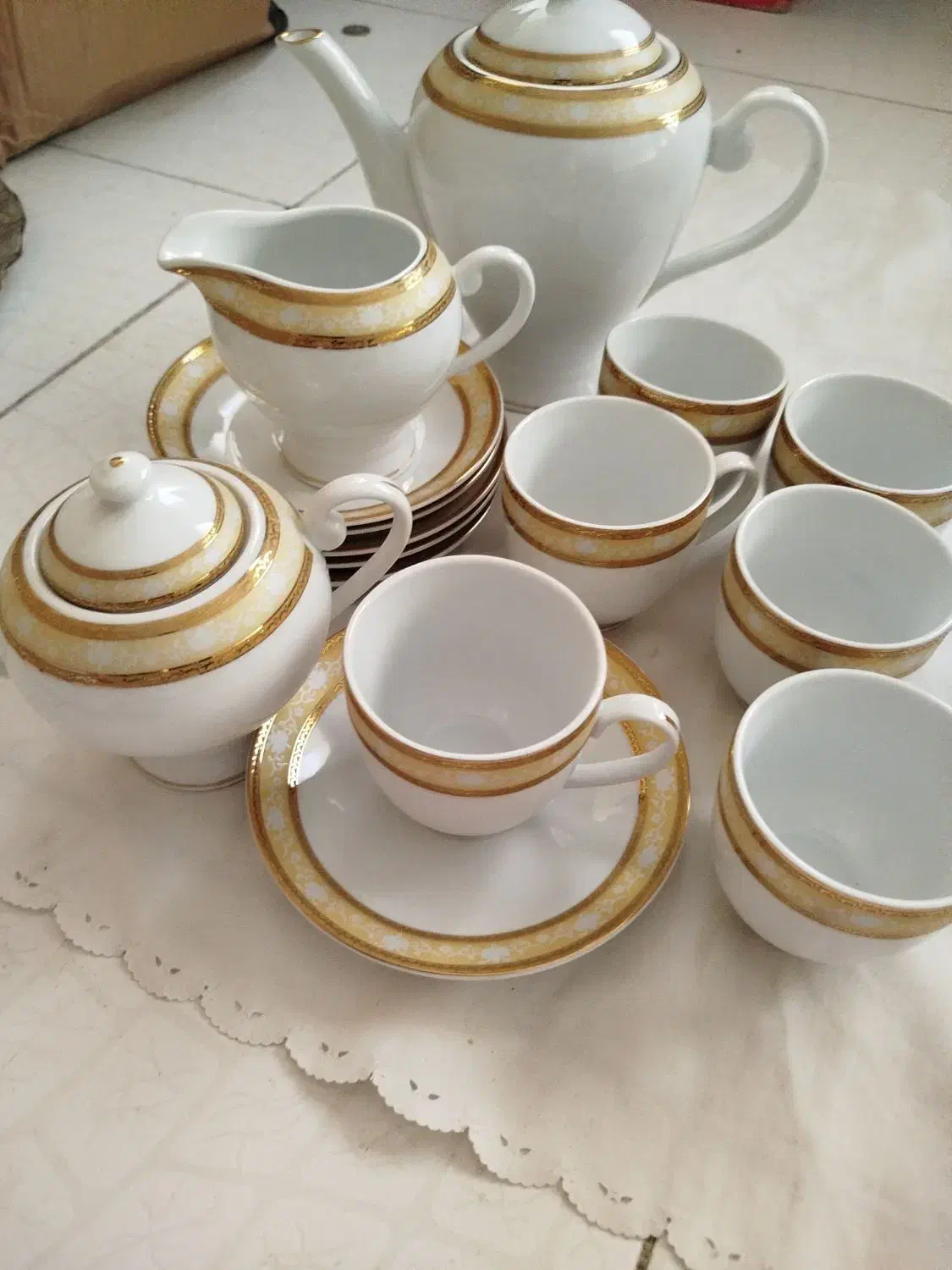 سرویس چای خوری ۶ نفره|ظروف سرو و پذیرایی|تهران, امیریه|دیوار