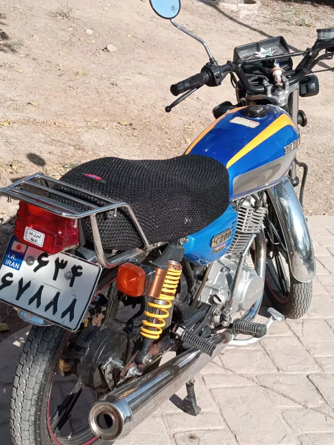 کویر 200 رینگ اسپرت ترو تمیز|موتورسیکلت|اصفهان, ملک‌شهر|دیوار