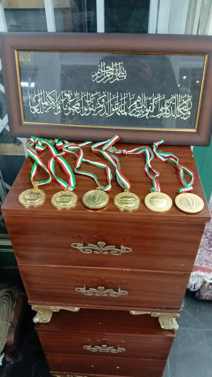 مدال برنز|کلکسیون اشیاء عتیقه|تهران, ستارخان|دیوار