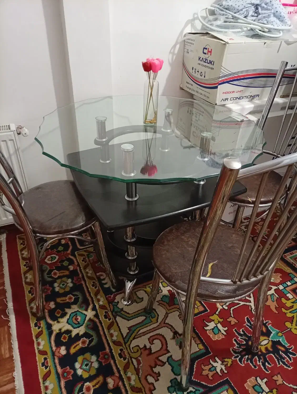 میز ناهار خوری|میز و صندلی غذاخوری|سهند, |دیوار