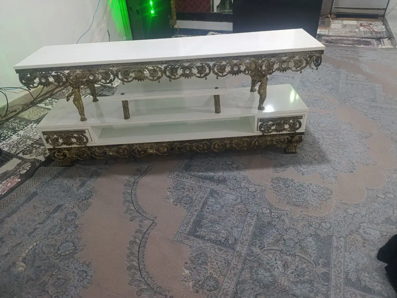 زیرتلویزیون برنز|میز تلویزیون|پارس‌آباد, |دیوار