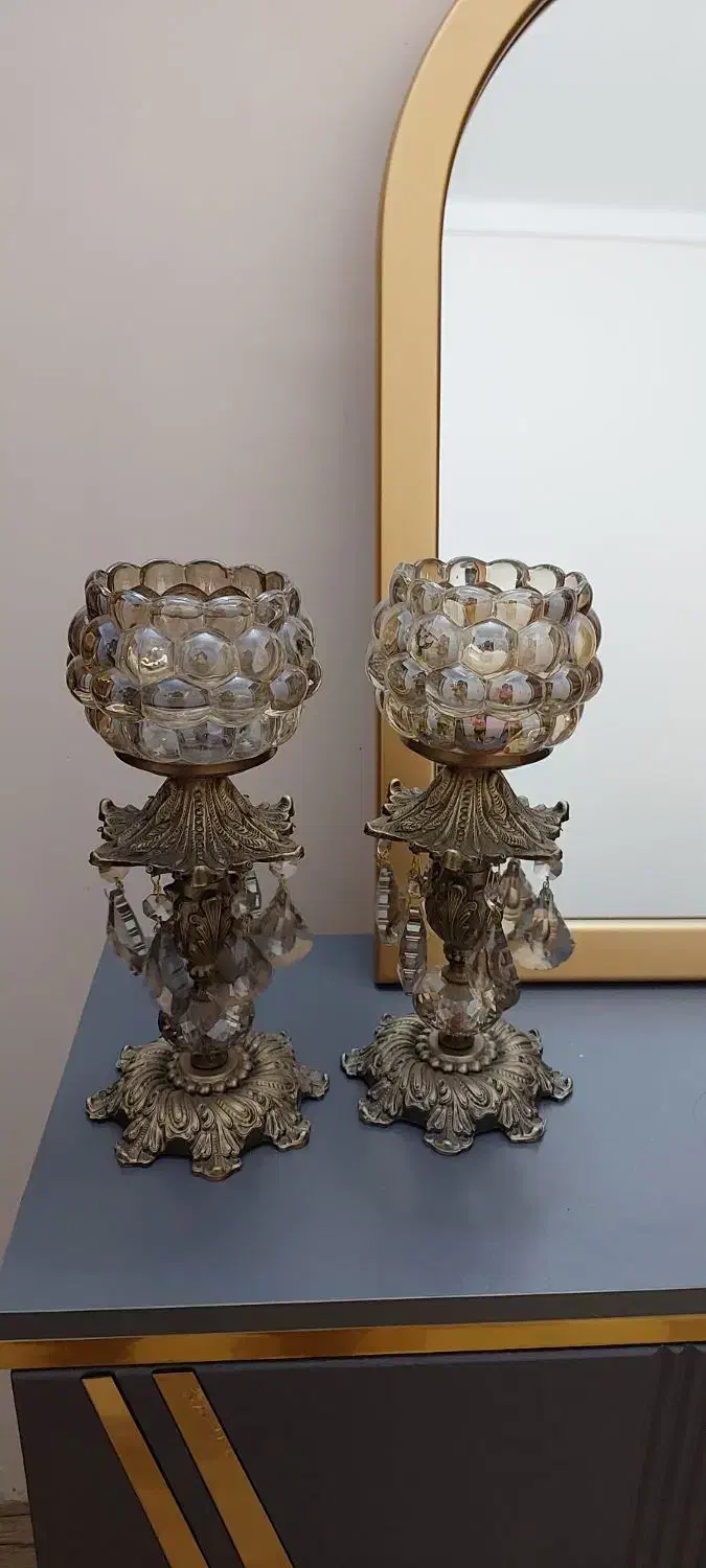 جاشمعی  کلاسیک (جفت)|صنایع دستی و سایر لوازم تزئینی|قائم‌شهر, |دیوار