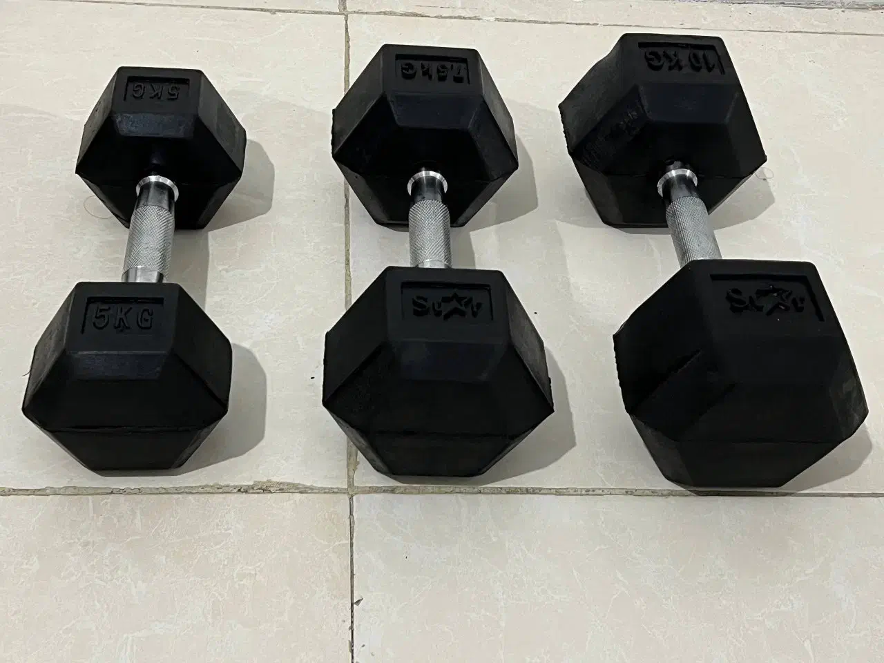 دمبل شش ضلعی (قیمت عمده)|تجهیزات ورزشی|تهران, هاشمی|دیوار