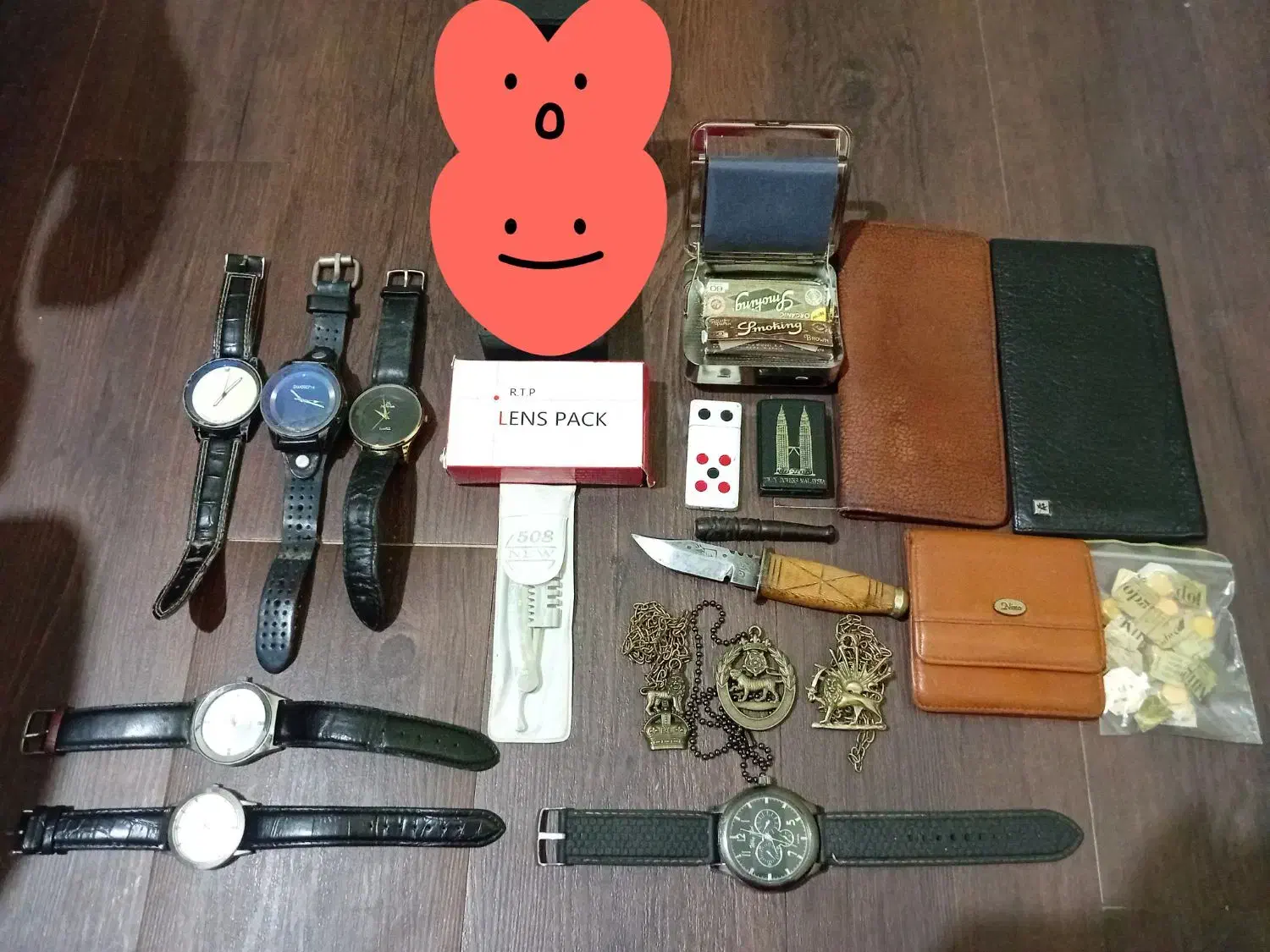 آنتیک قدیمی گردنبند و ساعت|کلکسیون اشیاء عتیقه|اصفهان, کشاورزی|دیوار