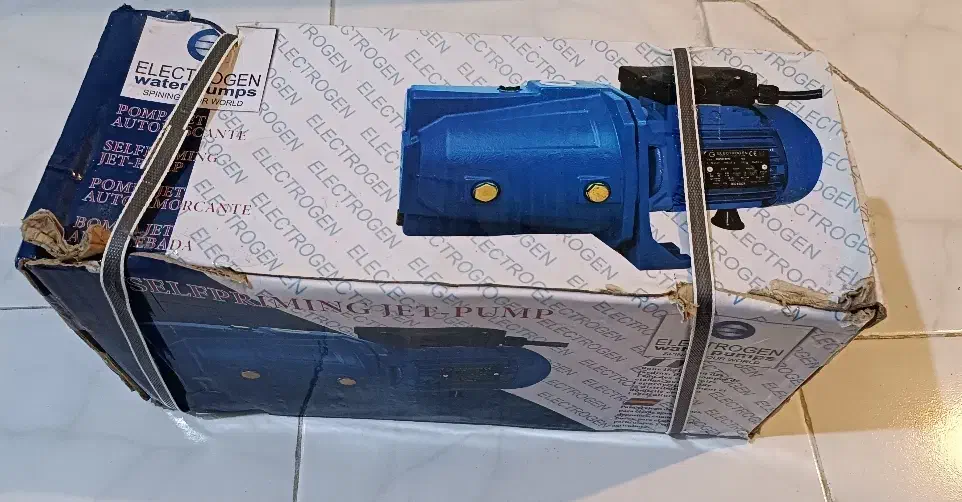 پمپ آب الکتروژن جتی یک اسب آکبند|مصالح و تجهیزات ساختمان|رشت, رودبارتان|دیوار