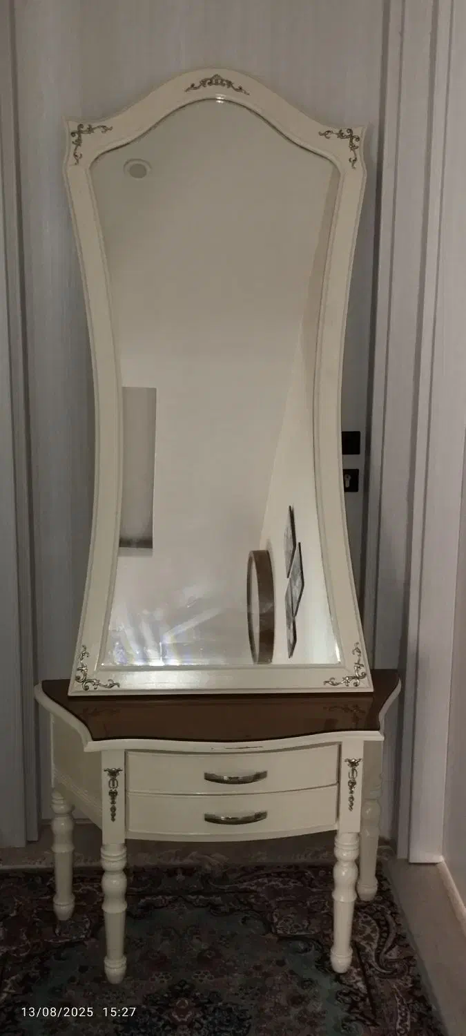 اینه قدی ومیز کم جا|آینه|کیش, |دیوار