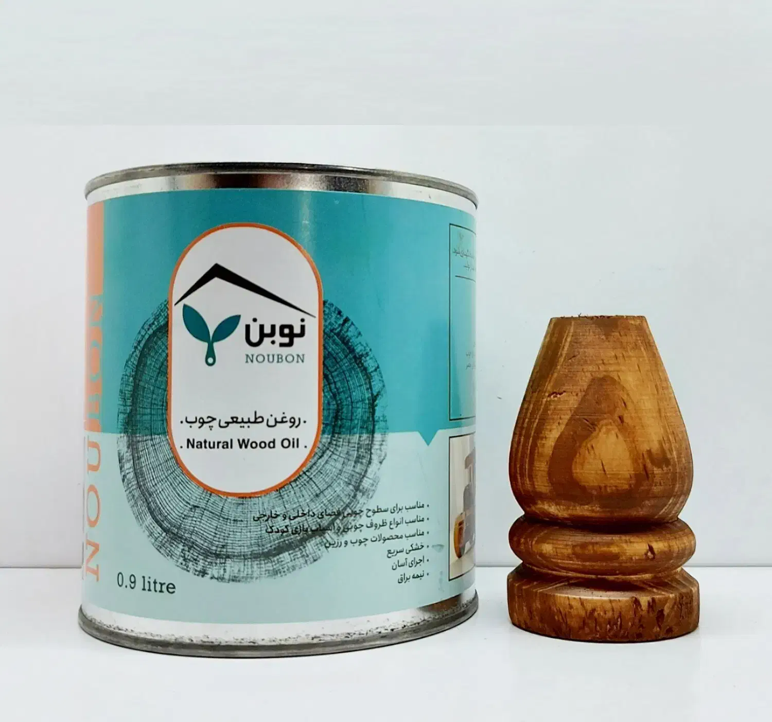 روغن طبیعی چوب فندقی نوبن 1 لیتری|مصالح و تجهیزات ساختمان|قم, پردیسان|دیوار