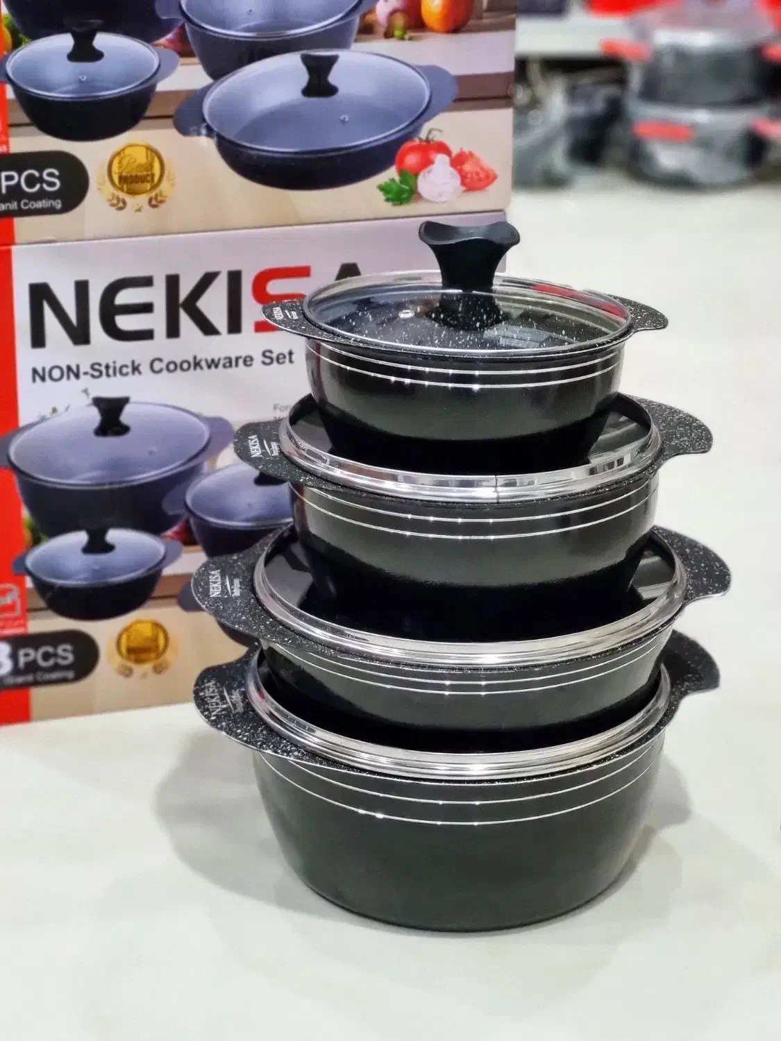 سرویس چدن نکسیا|ظروف پختوپز|گنبد کاووس, |دیوار