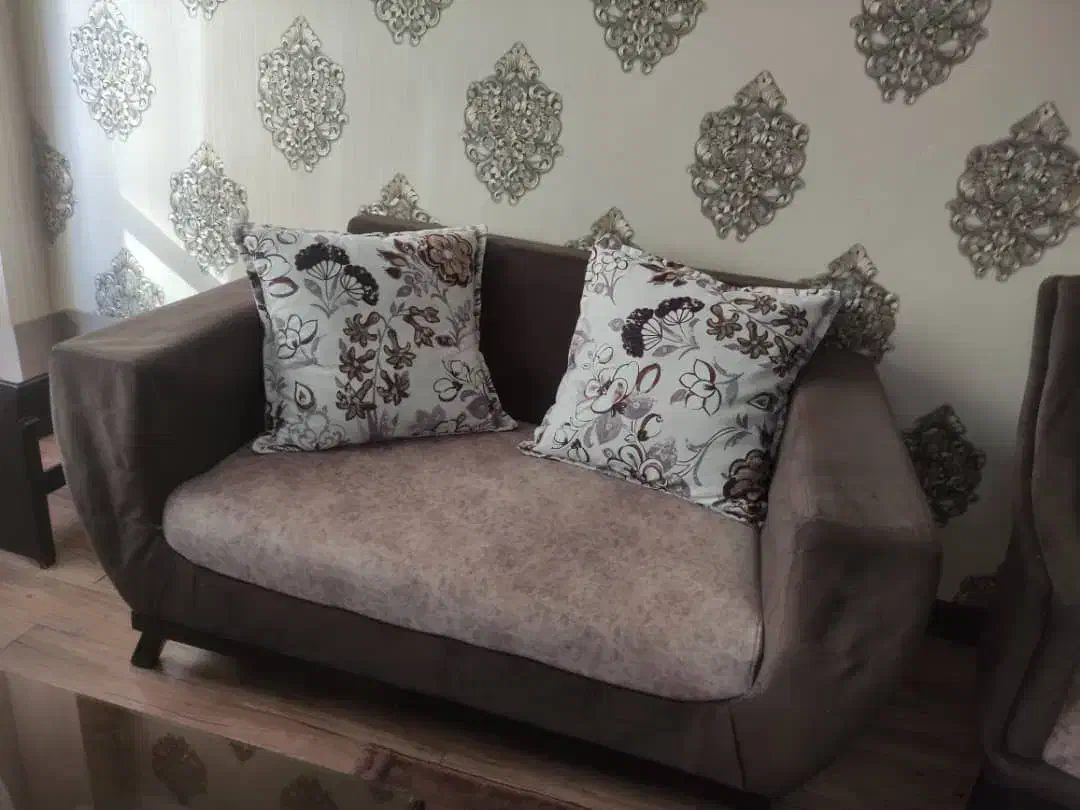 ست مبل شرکتی چوب گردو|مبلمان خانگی و میز عسلی|اندیشه, اندیشه فاز ۴|دیوار