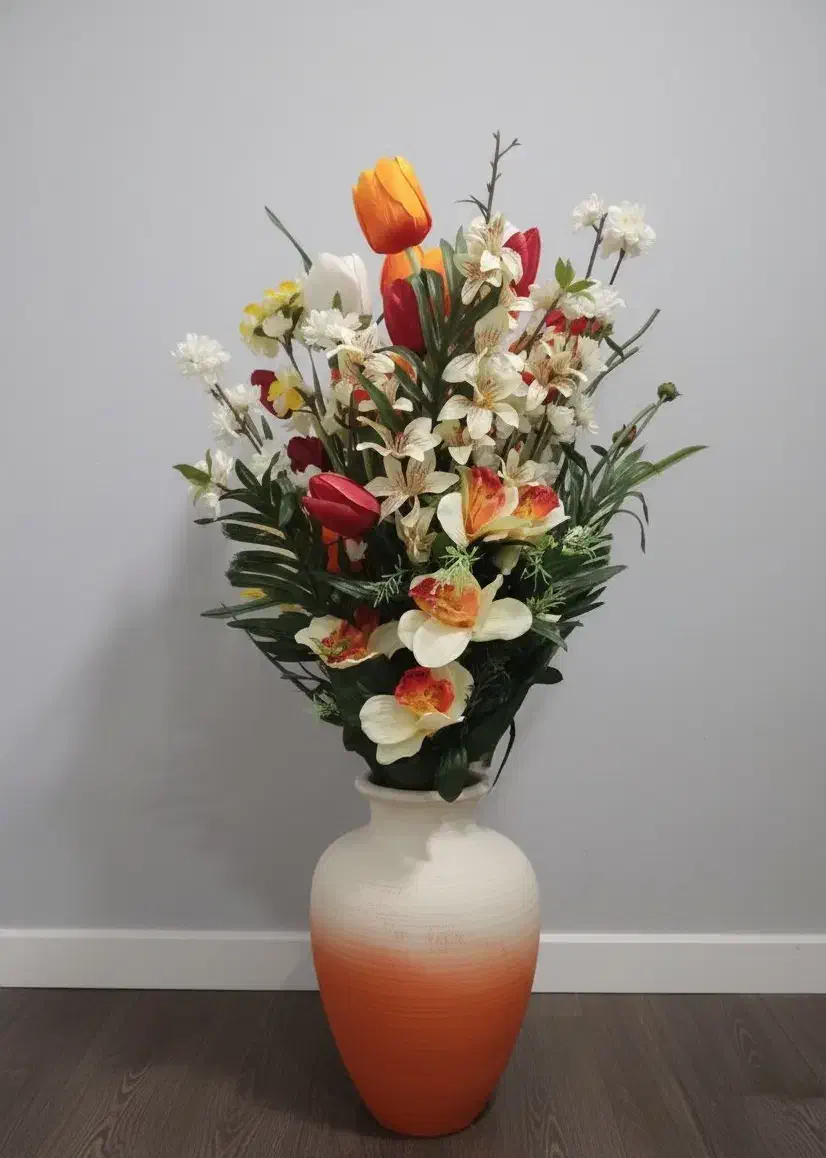 دسته گل مصنوعی گل های متنوع پر بدون گلدان|گل مصنوعی|تهران, تهرانپارس غربی|دیوار