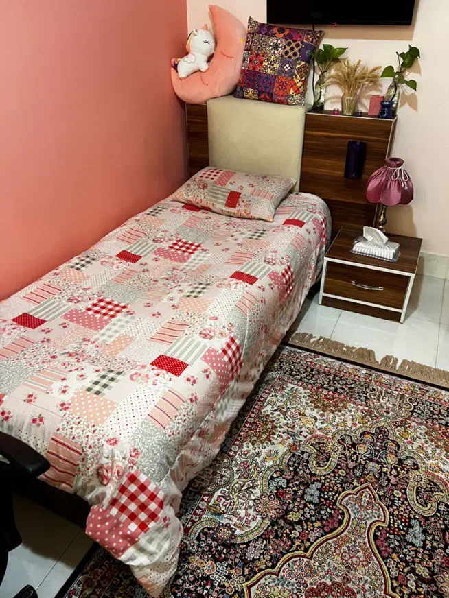 سرویس خواب تک نفره بصورت کامل|تخت و سرویس خواب|شیراز, زرهی|دیوار