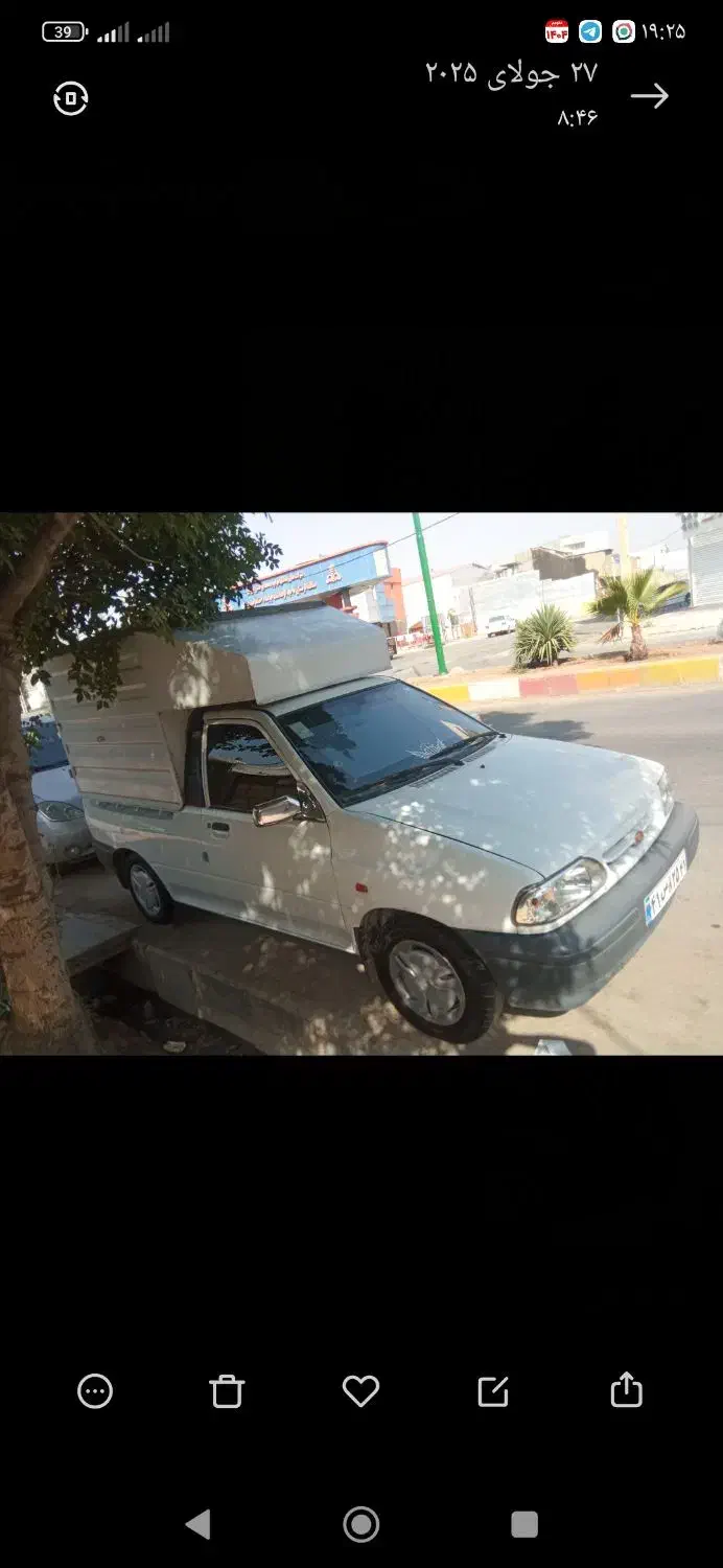 پراید وانت 1401 برج آخر درحد خشک|خودرو سواری و وانت|کوهدشت, |دیوار