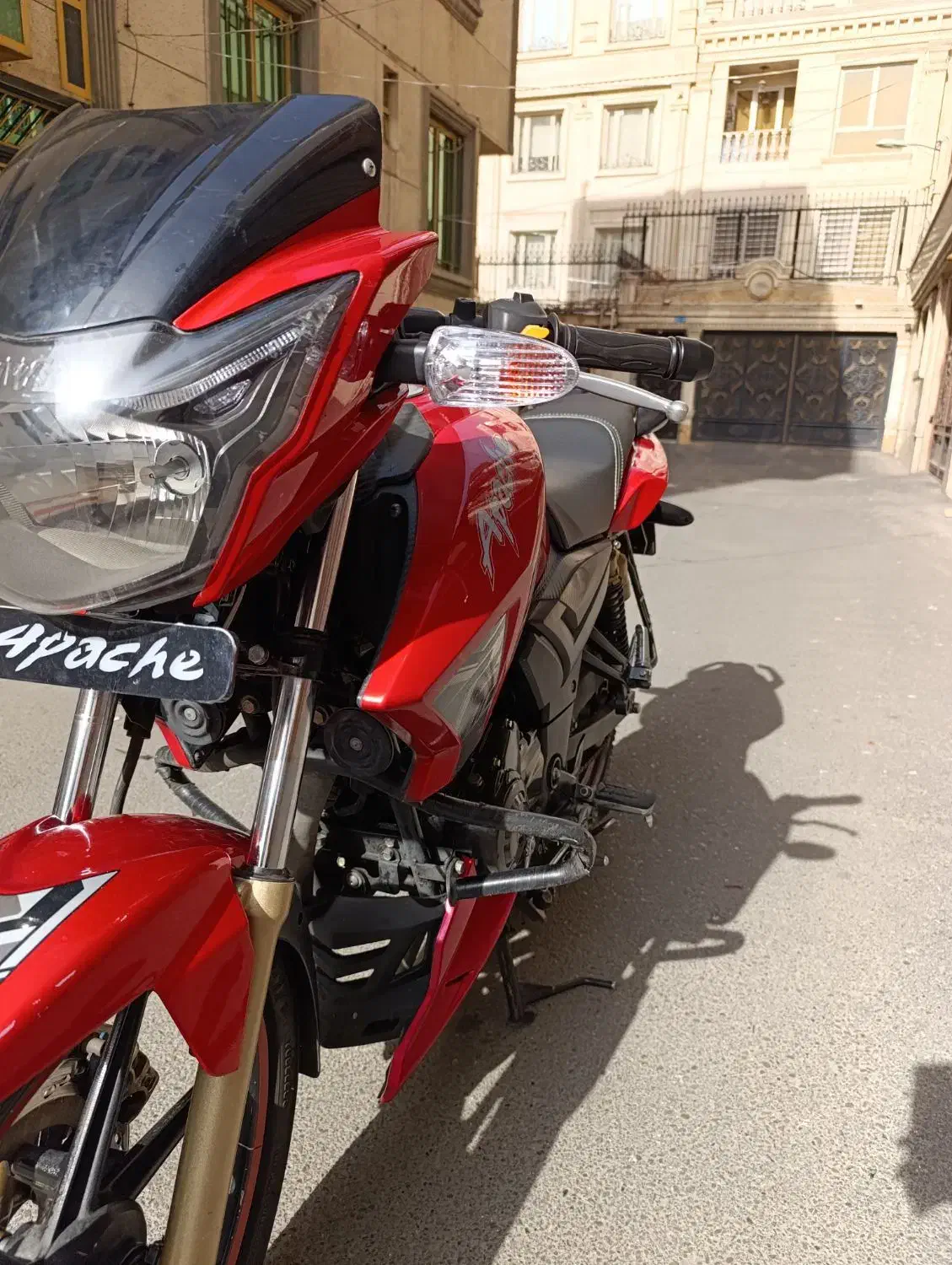 آپاچی 180 آلبالویی|موتورسیکلت|تهران, آذری|دیوار