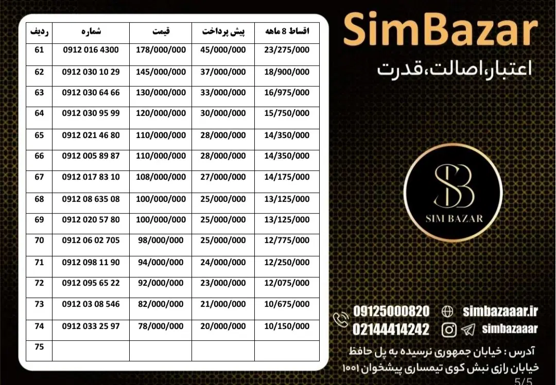 0912.36.30.548|سیم‌کارت|کرمان, |دیوار