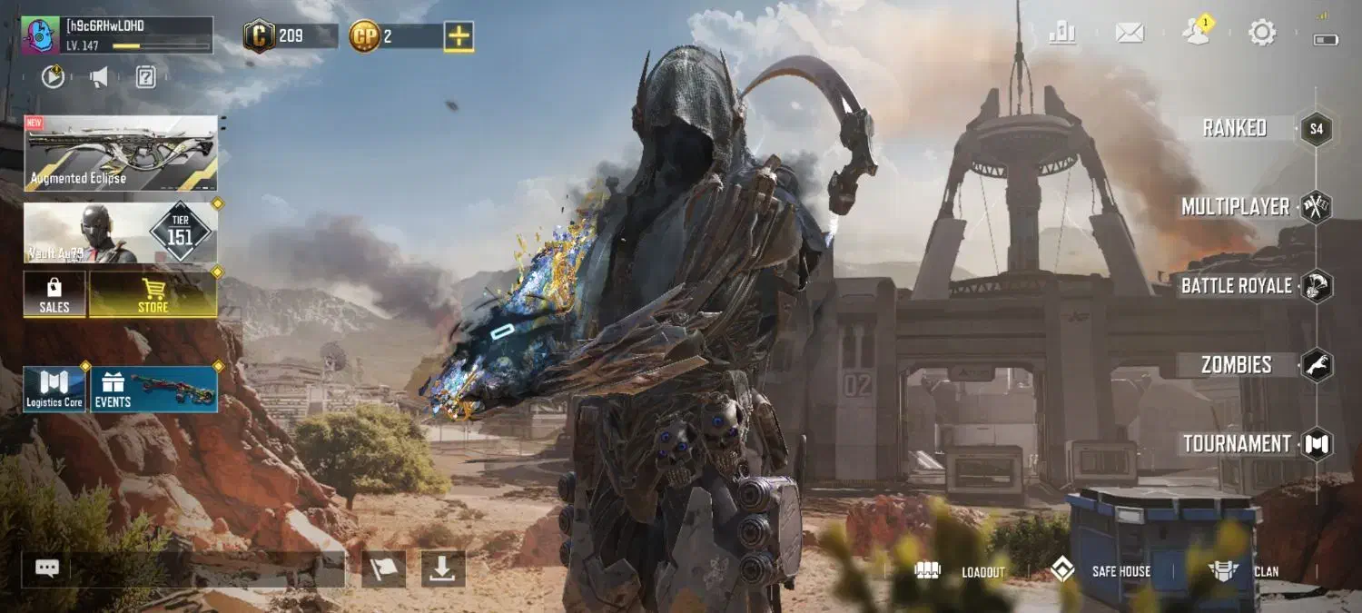 اکانت کالاف دارای اسکین دارک شپرد|کنسول، بازی ویدئویی و آنلاین|فرح آباد, |دیوار