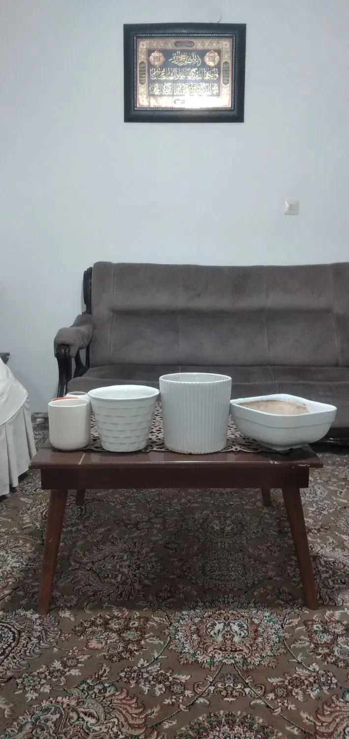 ۷عددگلدان وگلاب پاش طرح مشبک|صنایع دستی و سایر لوازم تزئینی|همدان, |دیوار