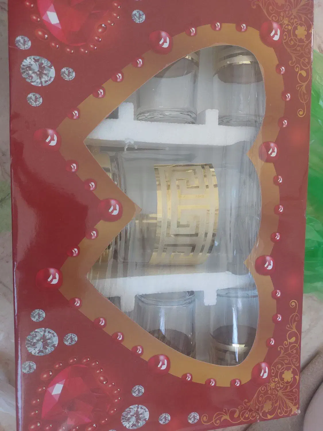 پارچ ولیوان طلایی|ظروف سرو و پذیرایی|قم, کیوانفر|دیوار