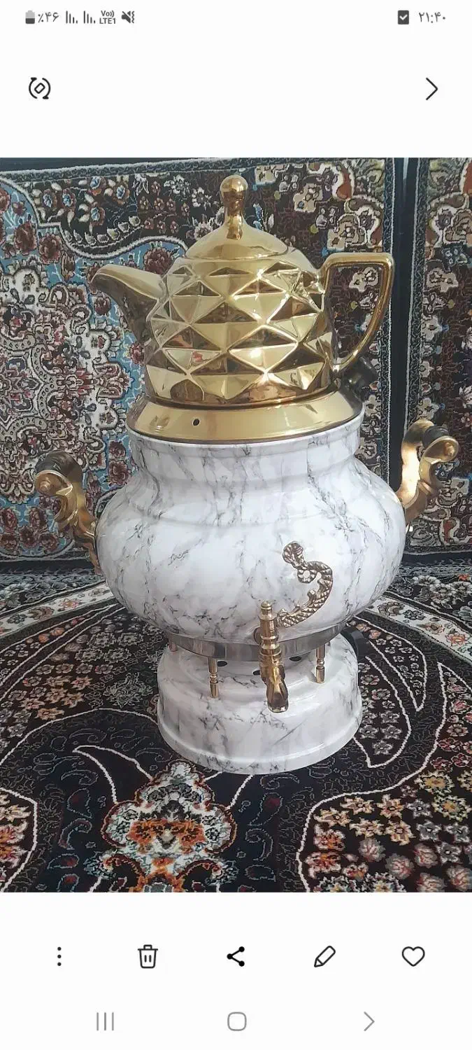 سماور نونو|سماور، چای‌ساز، قهوه‌ساز|کرمانشاه, |دیوار