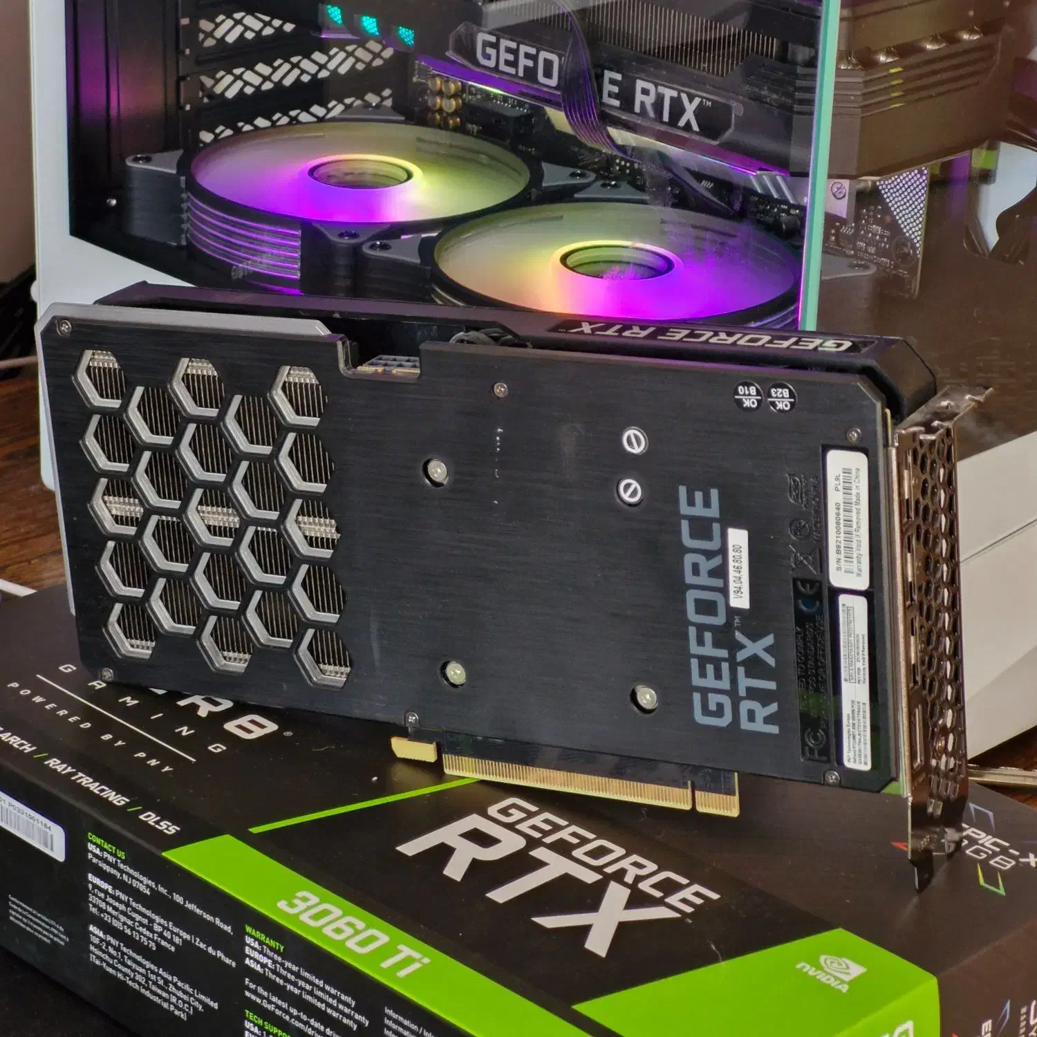 گرافیک RTX 3060 ti RGB در حد نو|قطعات و لوازم جانبی رایانه|مهاباد (آذربایجان غربی), |دیوار