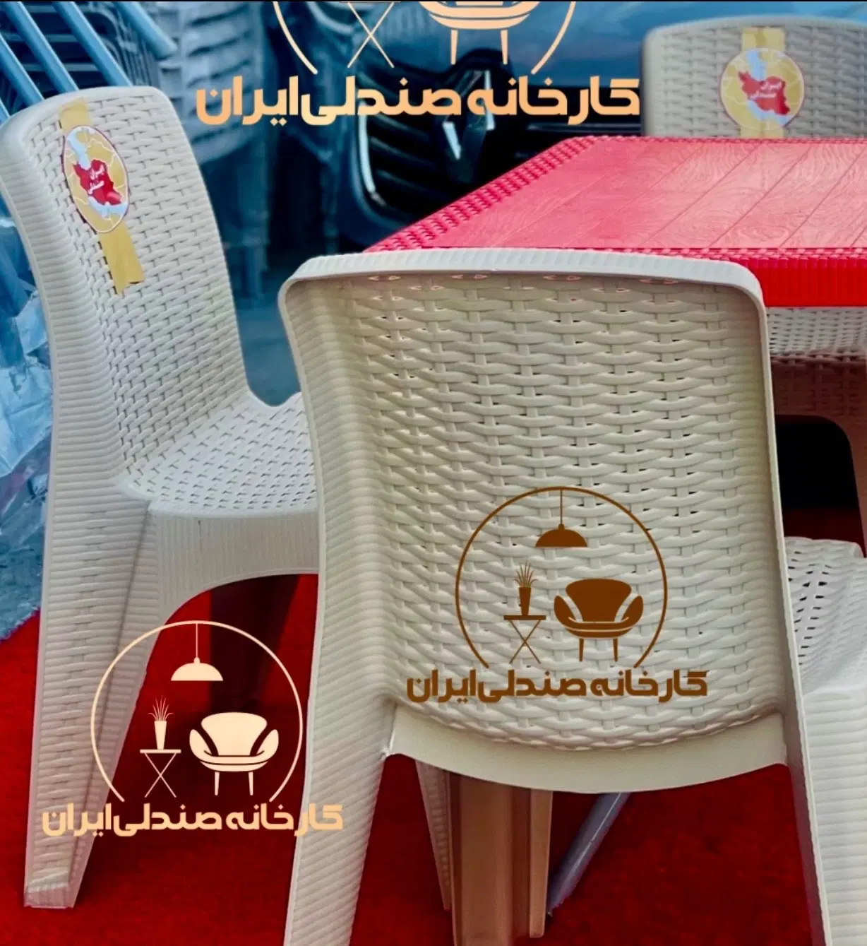 میز و صندلی پلاستیکی طرح العمار غذاخوری|میز و صندلی غذاخوری|تهران, نازی‌آباد|دیوار