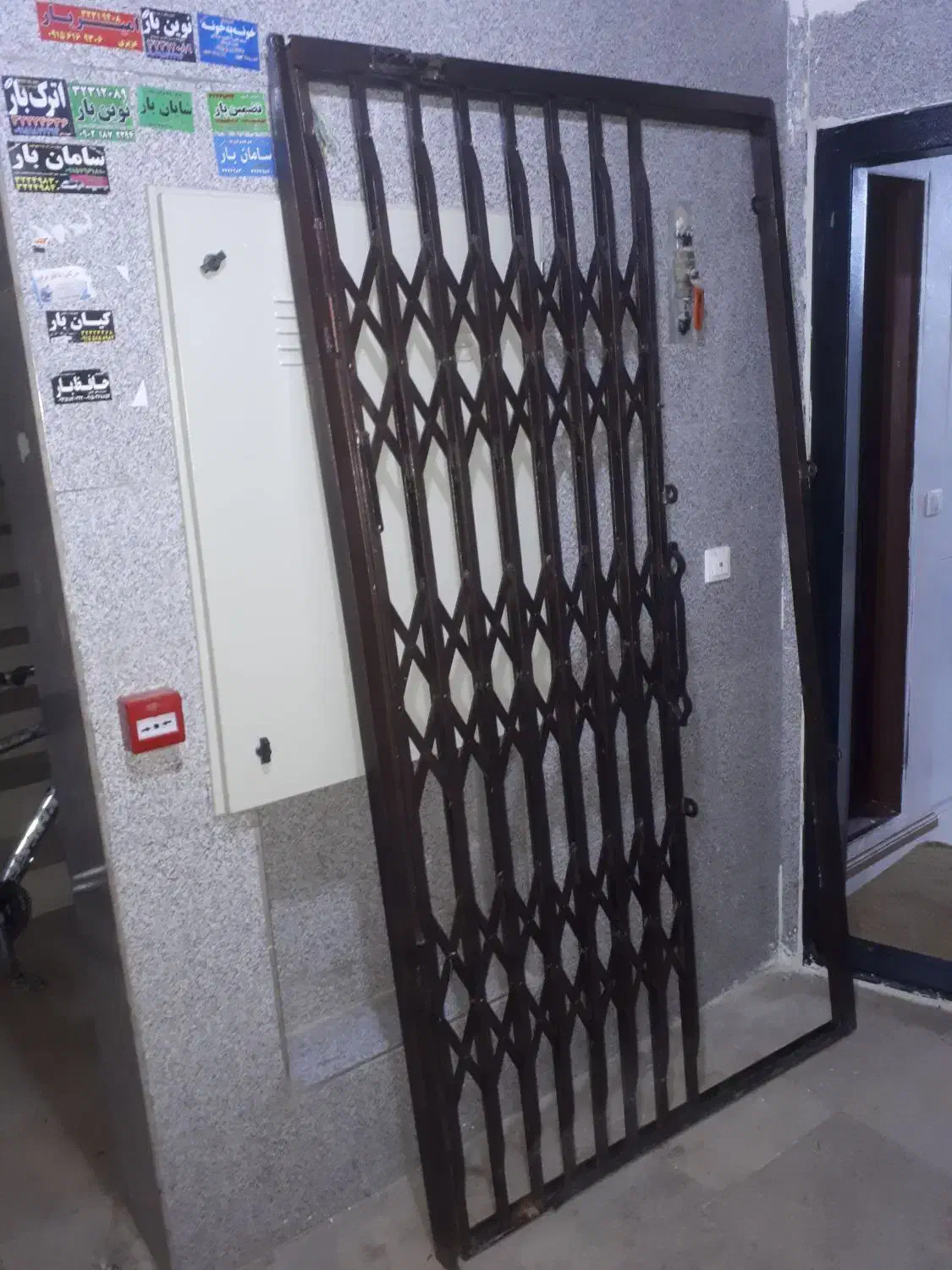 درب آکاردئونی فلزی ضدسرقت 120×218|مصالح و تجهیزات ساختمان|بجنورد, |دیوار