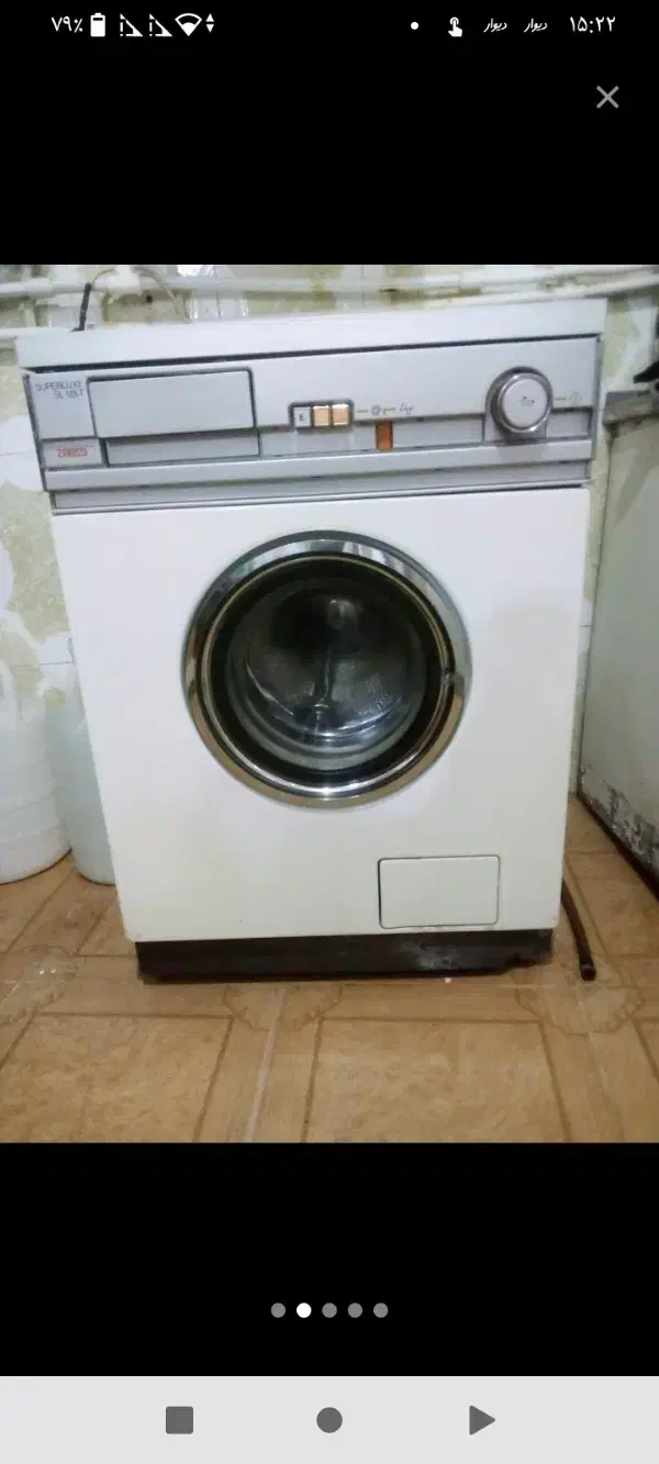 ماشین لباسشویی تمام اتوماتیک خارجی.|ماشین لباسشویی و خشک‌کن لباس|رشتخوار, |دیوار