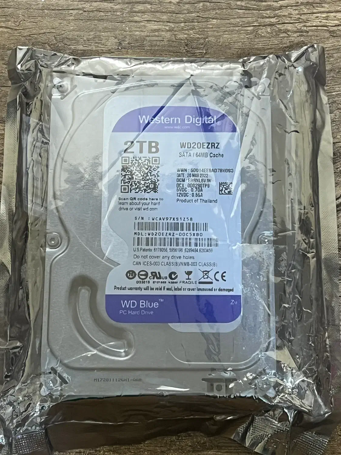 هارد وسترن آبی ۲ ترا western|قطعات و لوازم جانبی رایانه|تهران, هاشمی|دیوار