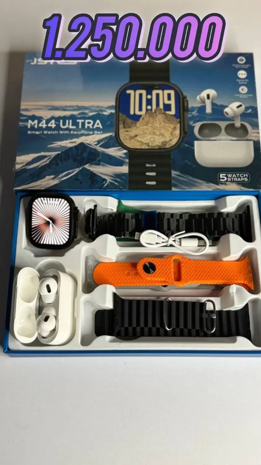 انواع ساعت هوشمند smart watch همراه با ایرپاد|لوازم جانبی موبایل و تبلت|باقرشهر, |دیوار