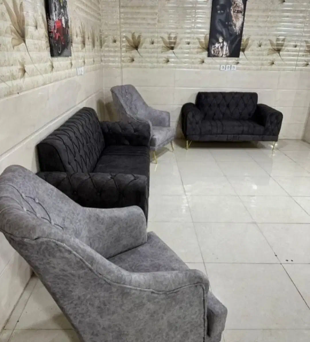 مبلمان راحتی چستر|مبلمان خانگی و میز عسلی|اندیشه, اندیشه فاز ۳|دیوار