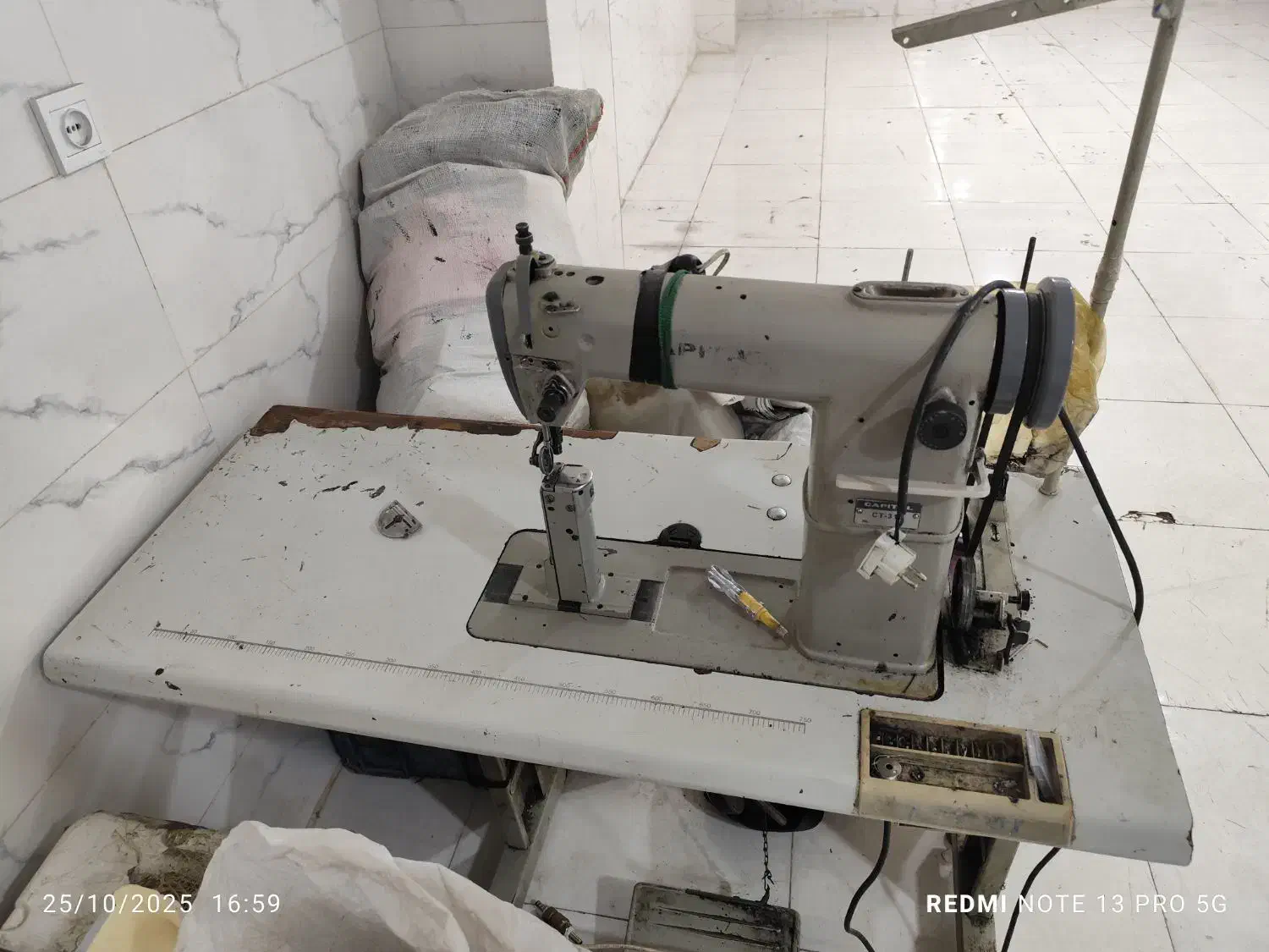 چرخ تک سوزنه پایه بطر کفش|چرخ خیاطی و ریسندگی|رباط‌کریم, نصیرشهر|دیوار