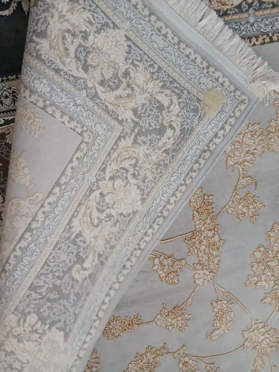 دو تخته فرش 6 متری اکرولیک ،طلاکوب|فرش|قم, آذر (نکویی)|دیوار