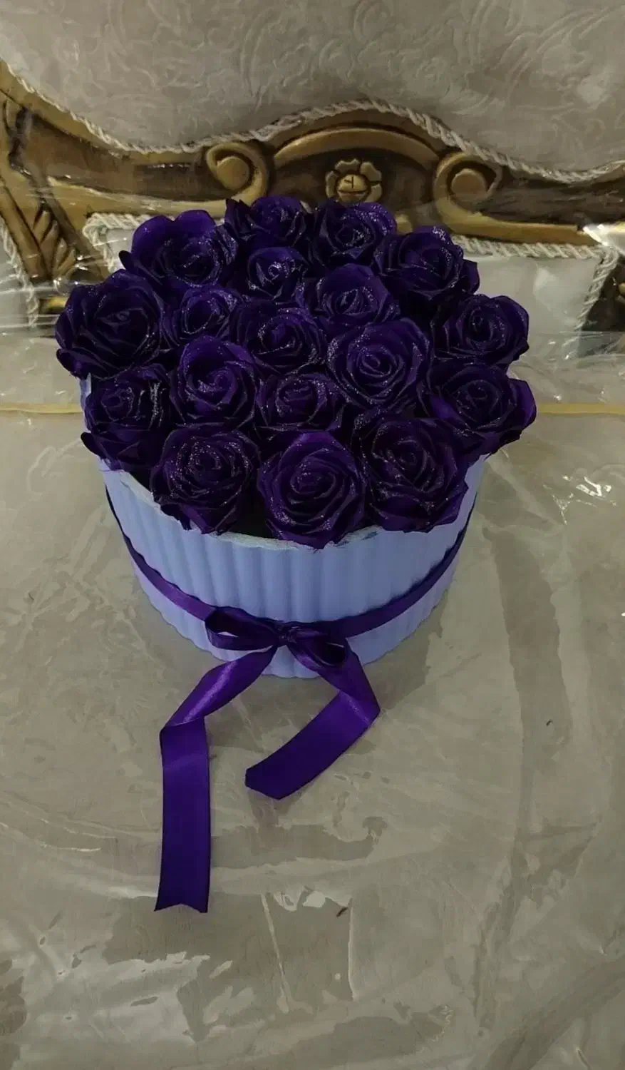 دسته گل ربانی زیبا|گل مصنوعی|الشتر, |دیوار