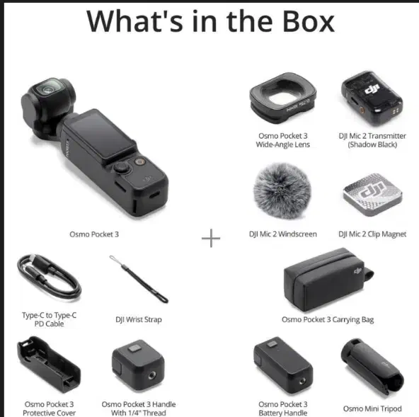 دوربین اوسمو پاکت ۳ کومبو|دوربین عکاسی و فیلم‌برداری|بندر ترکمن, |دیوار