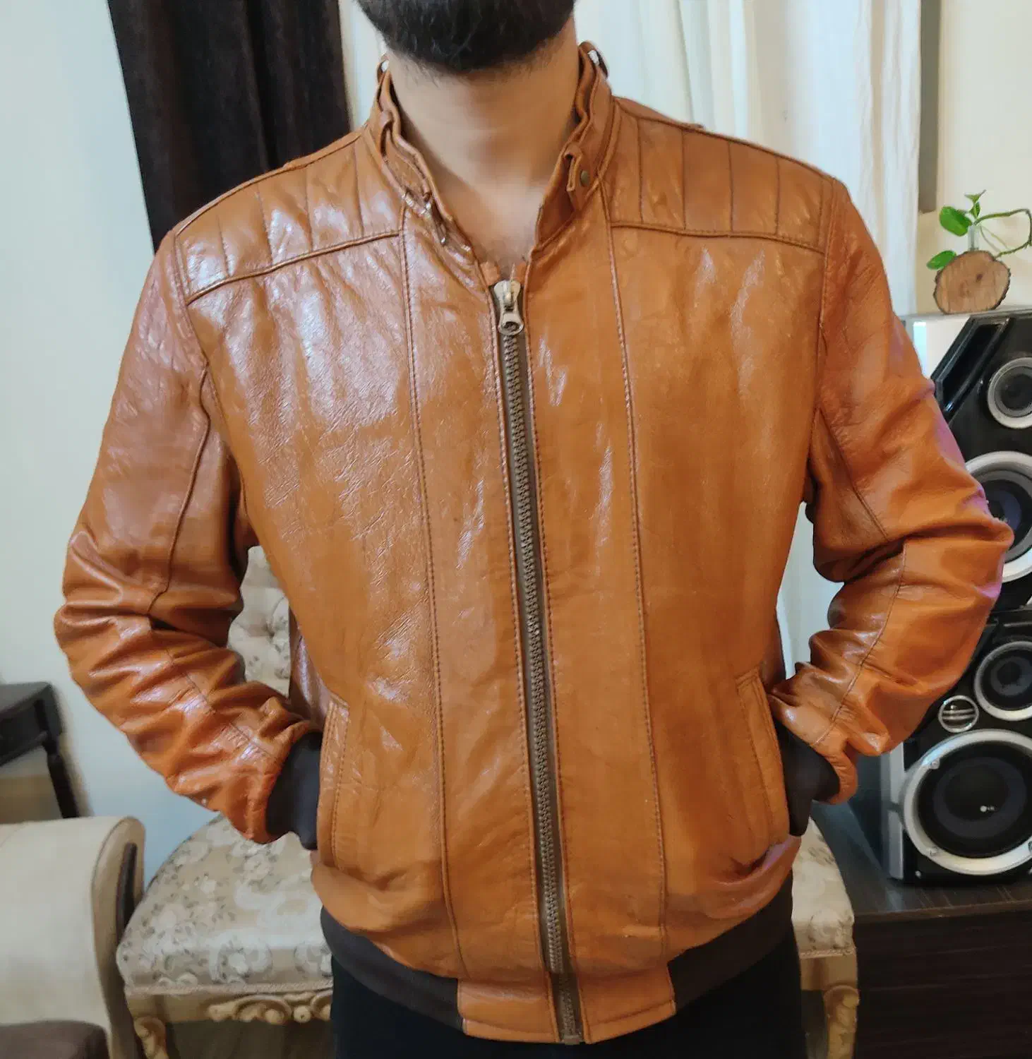 کاپشن چرم اصلی|لباس|نیشابور, امام|دیوار