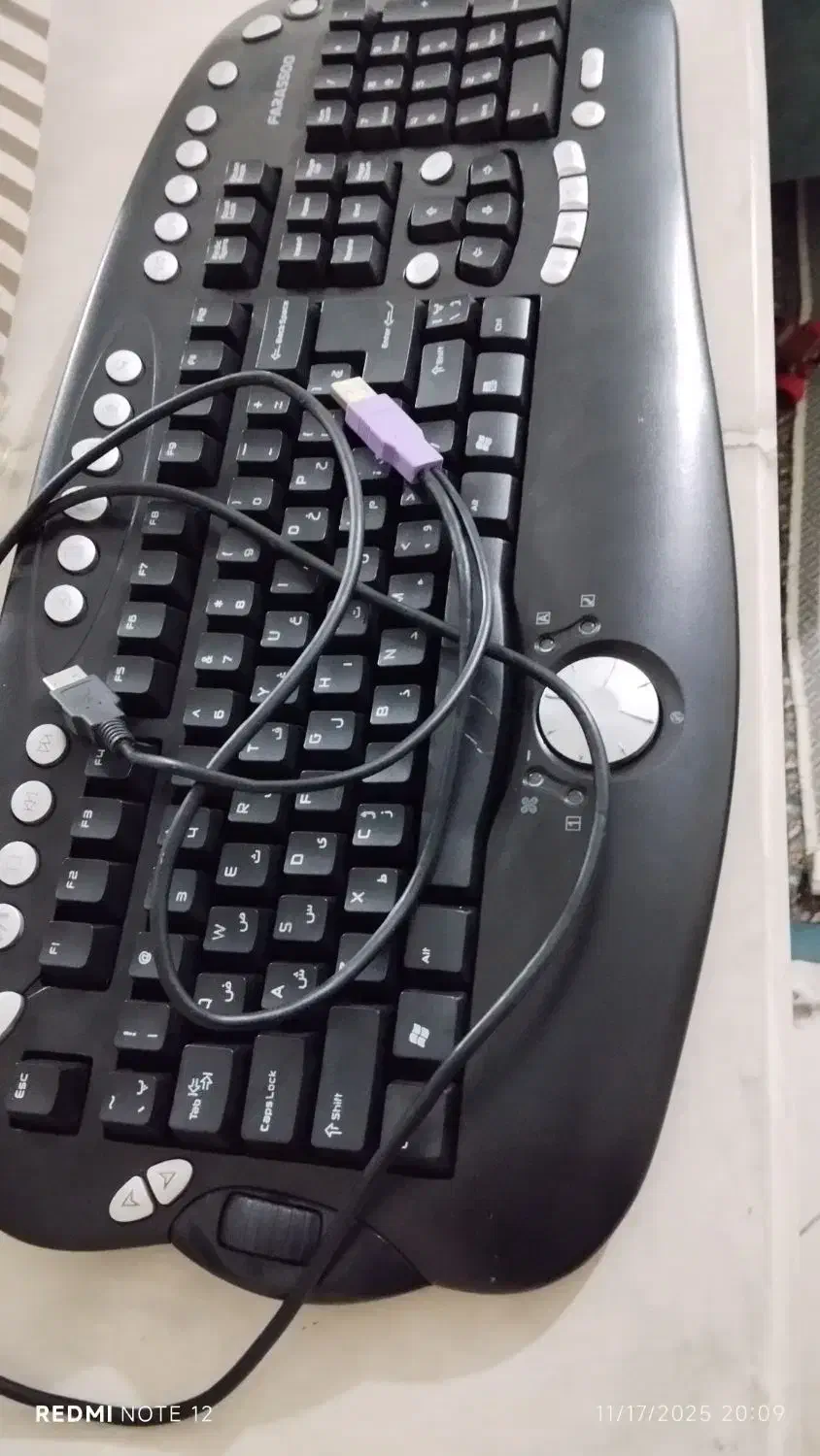 کیبورد در حد نو|قطعات و لوازم جانبی رایانه|فردیس, قریشی|دیوار