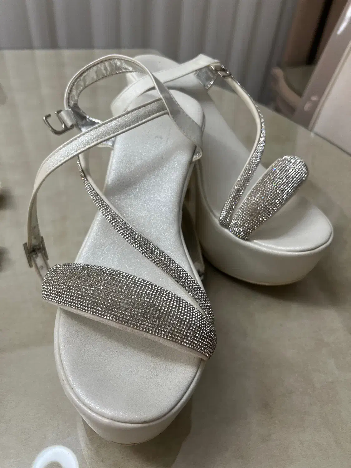 صندل مجلسی پاشنه بلند|کیف، کفش، کمربند|قزوین, |دیوار