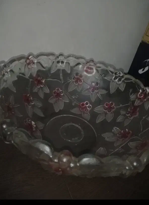 میوه خوری کریستال طرح گل|ظروف سرو و پذیرایی|رشت, اسماعیل آباد|دیوار