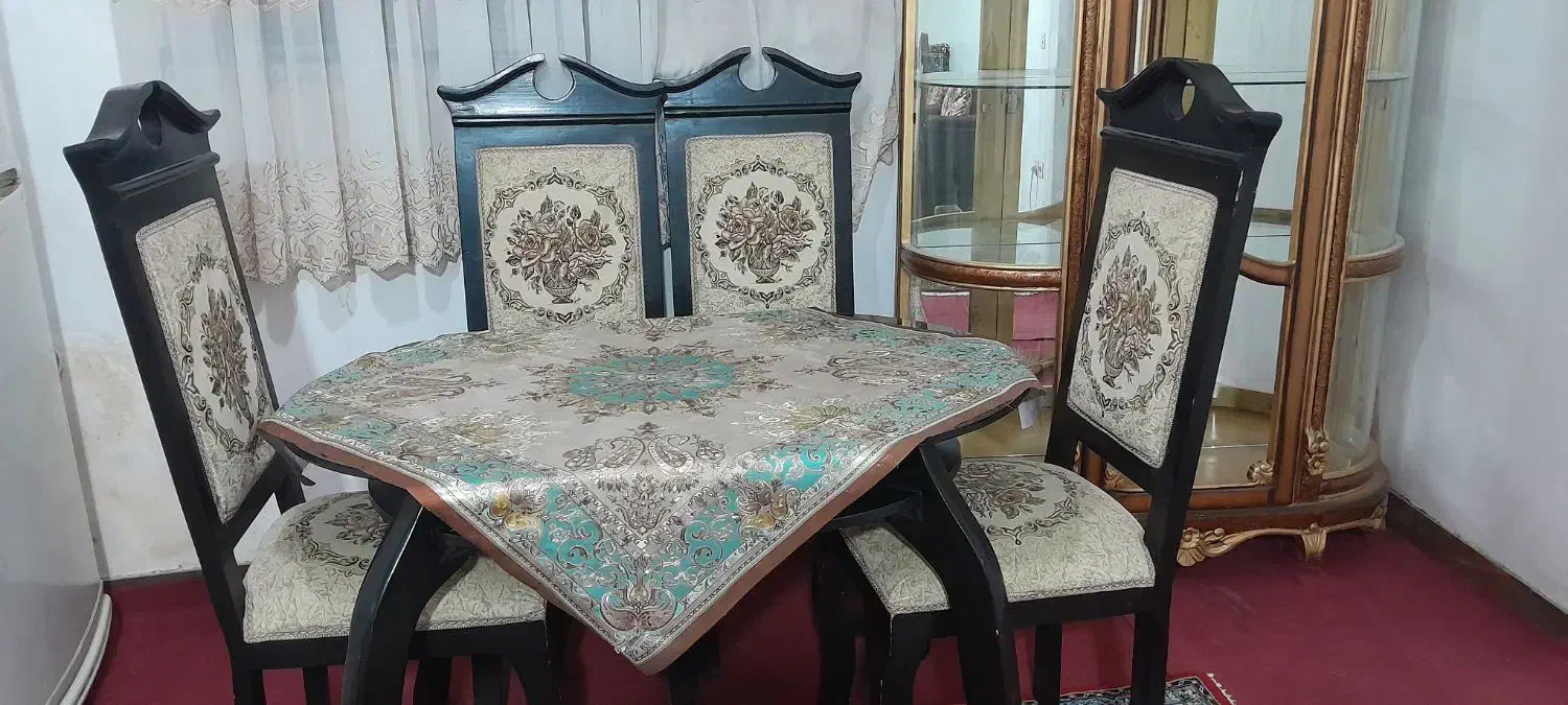 میز غذا خوری|میز و صندلی غذاخوری|شازند, |دیوار