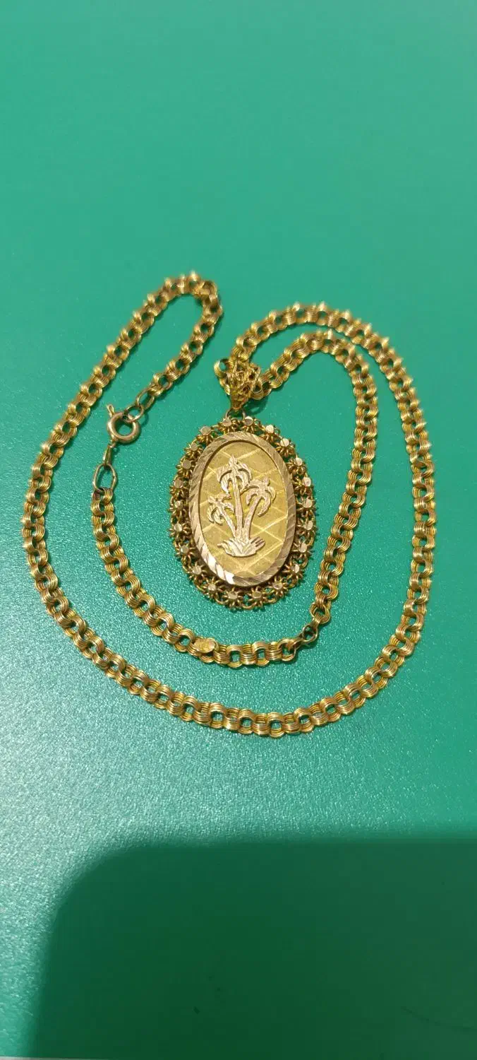 پلاک وزنجیر 21گرم|جواهرات|همدان, |دیوار